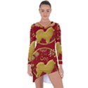 Year of the Dog - Chinese New Year Asymmetric Cut-Out Shift Dress View1