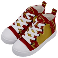 Year Of The Dog - Chinese New Year Kid s Mid-top Canvas Sneakers