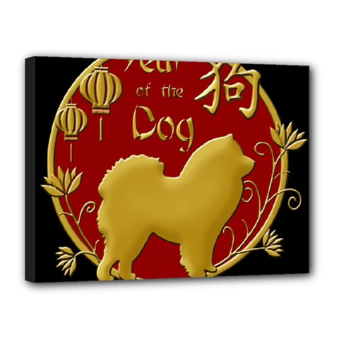 Year Of The Dog - Chinese New Year Canvas 16  X 12  by Valentinaart