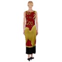 Year of the Dog - Chinese New Year Fitted Maxi Dress View2