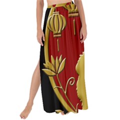 Year Of The Dog - Chinese New Year Maxi Chiffon Tie-up Sarong