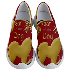 Year Of The Dog - Chinese New Year Women s Lightweight Slip Ons by Valentinaart