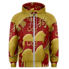 Year Of The Dog - Chinese New Year Men s Zipper Hoodie