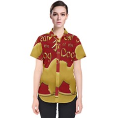 Year Of The Dog - Chinese New Year Women s Short Sleeve Shirt