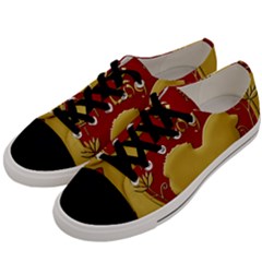 Year Of The Dog - Chinese New Year Men s Low Top Canvas Sneakers