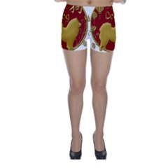 Year Of The Dog - Chinese New Year Skinny Shorts by Valentinaart