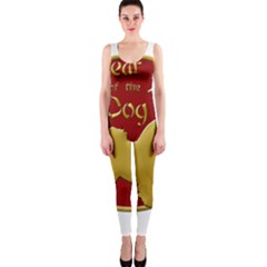 Year Of The Dog - Chinese New Year One Piece Catsuit by Valentinaart