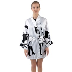 Cabaret Long Sleeve Kimono Robe by Valentinaart