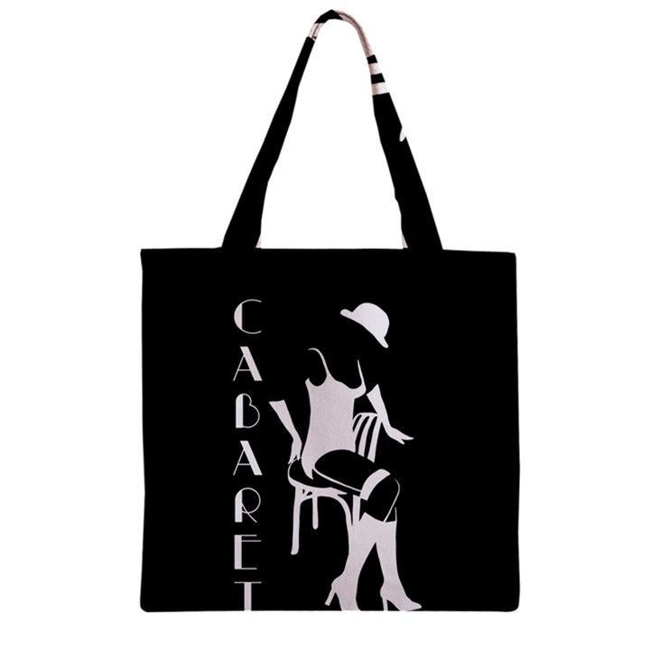 Cabaret Zipper Grocery Tote Bag