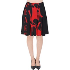 Cabaret Velvet High Waist Skirt by Valentinaart