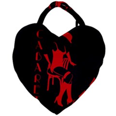 Cabaret Giant Heart Shaped Tote