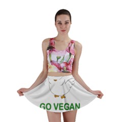 Go Vegan - Cute Chick  Mini Skirt by Valentinaart