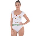 Go Vegan - Cute Chick  Short Sleeve Leotard  View1