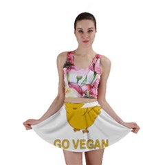 Go Vegan - Cute Chick  Mini Skirt by Valentinaart