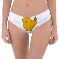 Go Vegan - Cute Chick  Reversible Classic Bikini Bottoms by Valentinaart