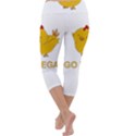 Go Vegan - Cute Chick  Capri Yoga Leggings View4