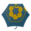 Go Vegan - Cute Chick  Mini Folding Umbrellas View1