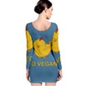 Go Vegan - Cute Chick  Long Sleeve Bodycon Dress View2