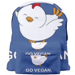 Go Vegan - Cute Chick  Giant Full Print Backpack