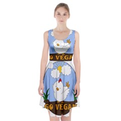 Go Vegan - Cute Chick  Racerback Midi Dress by Valentinaart