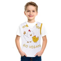 Go Vegan - Cute Chick  Kids  Sportswear by Valentinaart