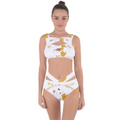 Go Vegan - Cute Chick  Bandaged Up Bikini Set  by Valentinaart