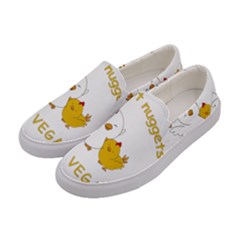 Go Vegan - Cute Chick  Women s Canvas Slip Ons by Valentinaart