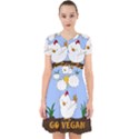 Go Vegan - Cute Chick  Adorable in Chiffon Dress View1