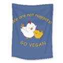 Go Vegan - Cute Chick  Medium Tapestry View1