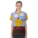 Go Vegan - Cute Chick  Women s Cotton Tee View1