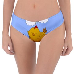 Go Vegan - Cute Chick  Reversible Classic Bikini Bottoms by Valentinaart