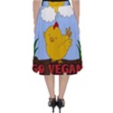 Go Vegan - Cute Chick  Folding Skater Skirt View2