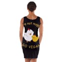 Go Vegan - Cute Chick  Wrap Front Bodycon Dress View2