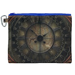 Steampunk, Wonderful Noble Steampunnk Design Canvas Cosmetic Bag (xxl)