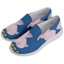 Go Vegan - Cute Pig Women s Lightweight Slip Ons View2