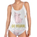 Go Vegan - Cute Pig Tankini Set View1