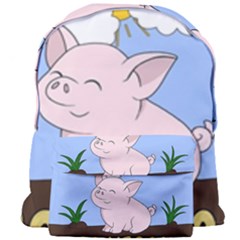 Go Vegan - Cute Pig Giant Full Print Backpack