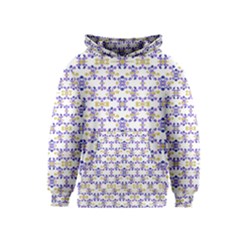 Decorative Ornate Pattern Kids  Pullover Hoodie by dflcprints