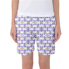 Decorative Ornate Pattern Women s Basketball Shorts by dflcprints