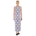 Decorative Ornate Pattern Fitted Maxi Dress View2