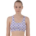 Decorative Ornate Pattern Back Weave Sports Bra View1