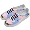 Go Vegan - Cute Pig Women s Classic Low Top Sneakers View2