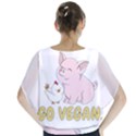 Go Vegan - Cute Pig and Chicken Blouse View2