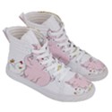 Go Vegan - Cute Pig and Chicken Men s Hi-Top Skate Sneakers View3