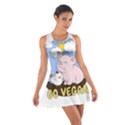 Go Vegan - Cute Pig and Chicken Cotton Racerback Dress View1