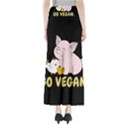 Go Vegan - Cute Pig and Chicken Full Length Maxi Skirt View2