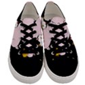 Go Vegan - Cute Pig and Chicken Men s Low Top Canvas Sneakers View1