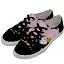 Go Vegan - Cute Pig and Chicken Men s Low Top Canvas Sneakers View2