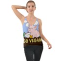 Go Vegan - Cute Pig and Chicken Cami View1