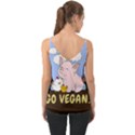 Go Vegan - Cute Pig and Chicken Cami View2